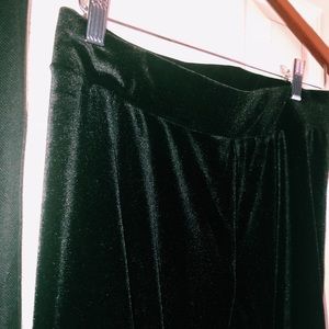 Black Velvet Leggings